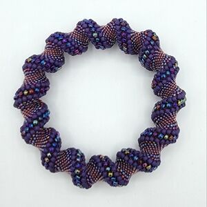 Bracelet Cellini Spiral Beadwoven #2079